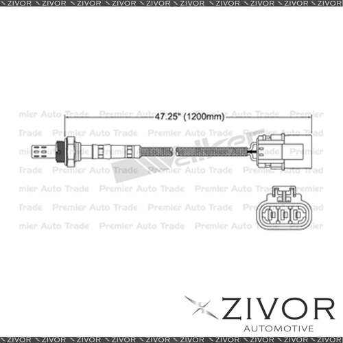 New WALKER Pre-Catalytic Oxygen Sensor For Nissan Terrano II R20 2.4 KA24E 4 Cyl