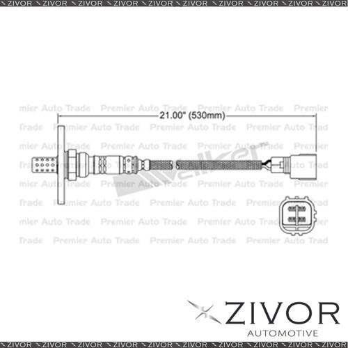 Pre-Catalytic Oxygen Sensor For Toyota Corolla AE111 Grey Import 1.6 4A-GE 4 Cyl