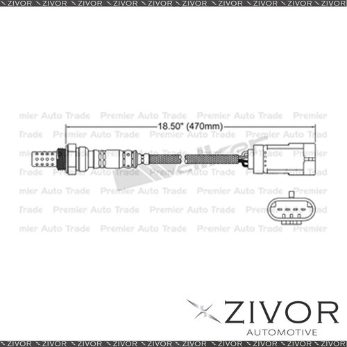 New Post Catalytic Oxygen Sensor For Renault Megane 1.6 K4M 760 / 761 4 Cyl