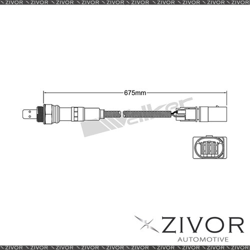 New NGK Pre-Catalytic Oxygen Sensor For Kia Optima TF 2.4 Dir. Inj. G4KJ 4 Cyl