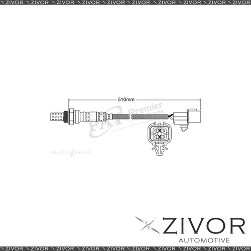 WALKER Pre-Catalytic Oxygen Sensor For Mitsubishi Lancer 2.4 4G69 4 Cyl #EGO-524