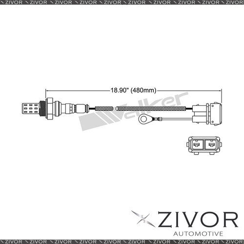 New WALKER Pre-Catalytic Oxygen Sensor For Seat Cordoba 1.8 ABS 4 Cyl #EGO-525