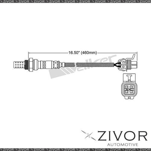 Post Catalytic Oxygen Sensor Right For Chevrolet Silverado 1500 6.0 LQ9 8 Cyl