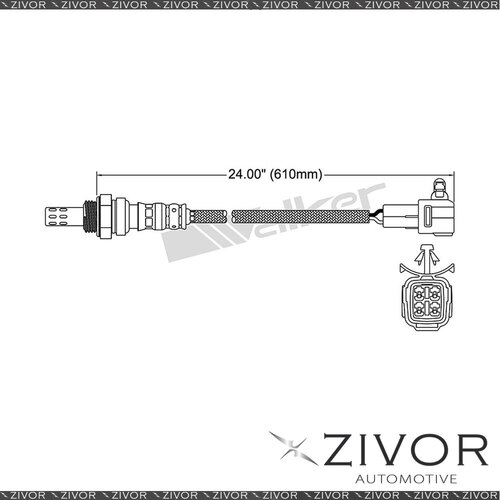 New NGK Oxygen Sensor For Suzuki SX4 RW420 2.0L 4D Hatchback J20A #EGO-538
