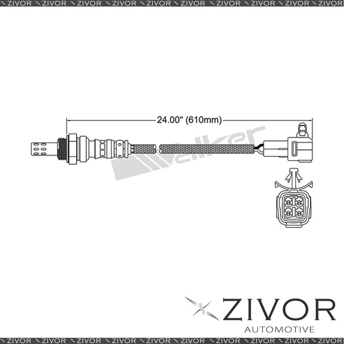 New Post Catalytic Oxygen Sensor For Suzuki Grand Vitara JB424 2.4 J24B 4 Cyl