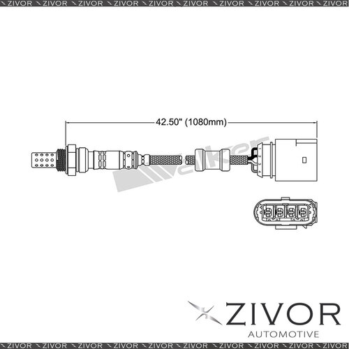 Pre-Catalytic Oxygen Sensor For Volkswagen Passat 2.0 AZM 4 Cyl