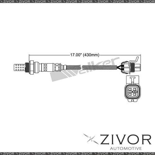 New WALKER Pre Catalytic Oxygen Sensor Right For Hummer H2 6.0 8 Cyl #EGO-545