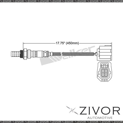New NGK Post Catalytic Oxygen Sensor For Mazda MX5 NC 2.0 LF 4 Cyl #EGO-548