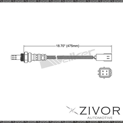 NGK Post Catalytic Oxygen Sensor Right For Nissan 350Z 3.5 VQ35HR 6 Cyl #EGO-550