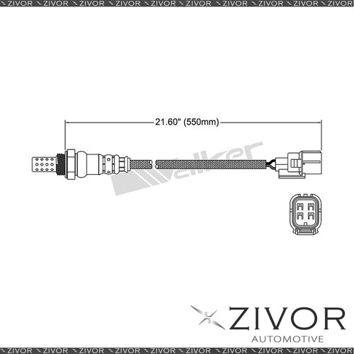 NGK Post Catalytic Oxygen Sensor Front For Honda Legend 3.7 J37A2 6 Cyl #EGO-555