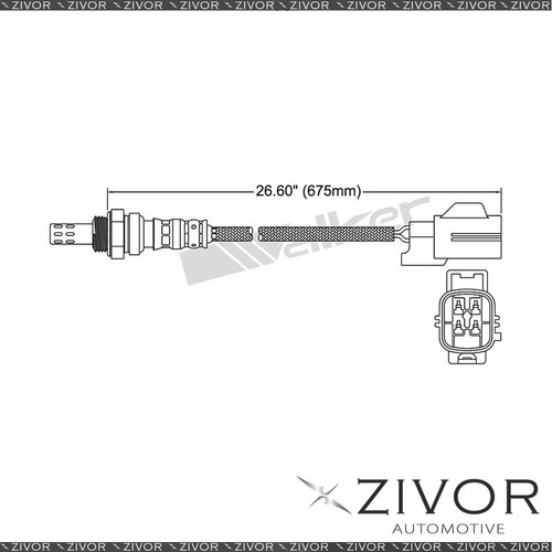 New Post Catalytic Oxygen Sensor For Mazda Atenza (Mazda 6) 2.3 Turbo L3 4 Cyl