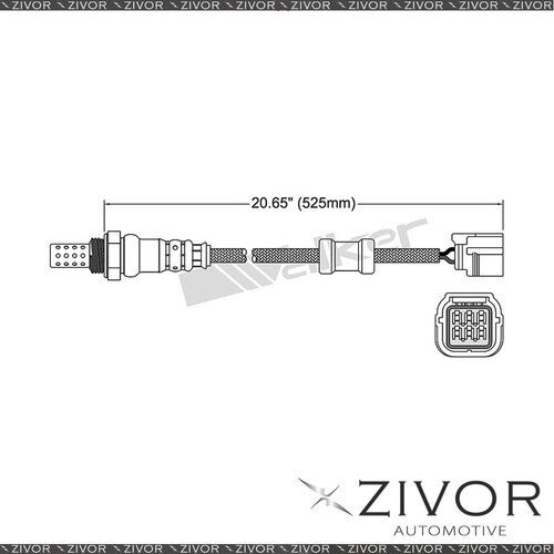New NGK Post Catalytic Oxygen Sensor For Honda CRV 2.4 K24Z1 4 Cyl #EGO-559