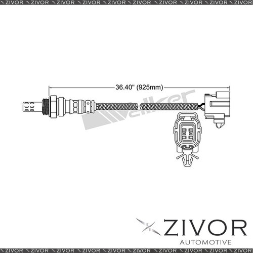 New WALKER Pre-Catalytic Oxygen Sensor For Mazda 6 GG / GY 2.0 LF 4 Cyl #EGO-564