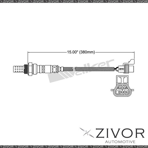 NGK Pre-Catalytic Oxygen Sensor Right For Holden Commodore 6.2 LS3 8 Cyl EGO-565