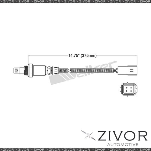 Pre-Catalytic Oxygen Sensor Front For Nissan Maxima J32 2.5 VQ25DE 6 Cyl EGO-577