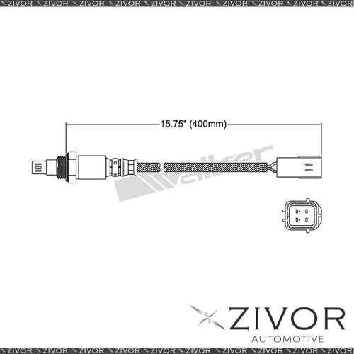 WALKER Pre-Catalytic Oxygen Sensor For Renault Koleos 2.5 2TR 700 4 Cyl #EGO-578