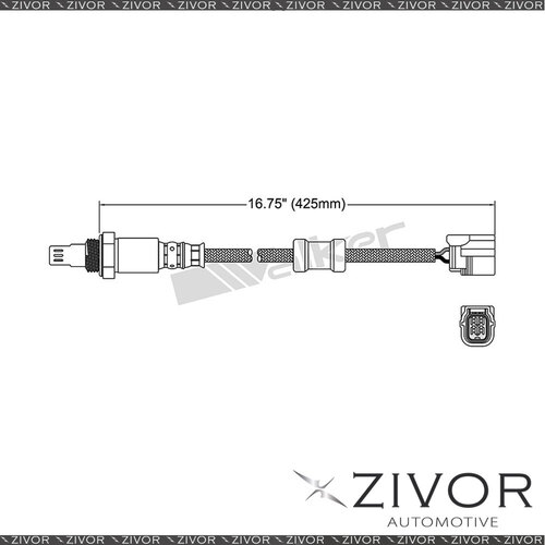 Pre-Catalytic Oxygen Sensor For Honda Civic 4DR Hybrid 1.3 Hybrid LDA2 4 Cyl