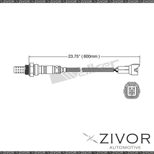 New Post Catalytic Oxygen Sensor For Suzuki Swift Sport RS416 1.6 M16A 4 Cyl