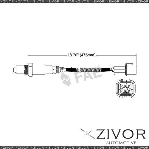 New DENSO Pre-Catalytic Oxygen Sensor For Mitsubishi Pajero iO 1.8 4G93 4 Cyl