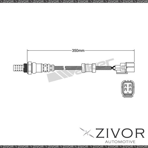 WALKER Oxygen/Lambda Sensor Post For HONDA CIVIC FD 4D Sdn FWD 2006-2012 EGO-595