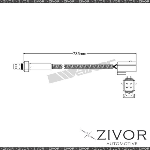 FAE Pre-Catalytic Oxygen Sensor For Jaguar Sovereign X300 3.2 AJ16 6 Cyl EGO-610