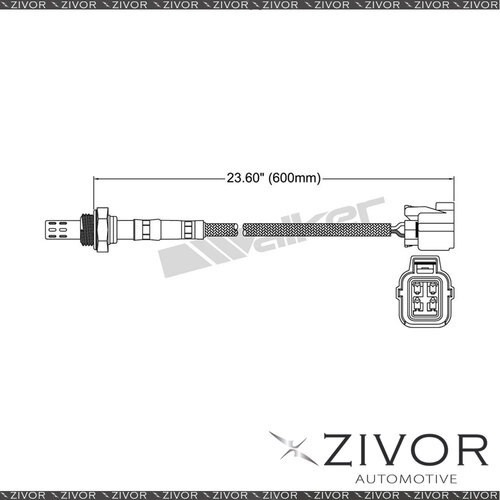 New NGK Oxygen Sensor For Subaru Impreza R RS GD 2.0L EJ204 #EGO-615