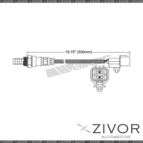 New NGK Post Catalytic Oxygen Sensor For Hyundai Getz 1.6 G4ED 4 Cyl #EGO-618