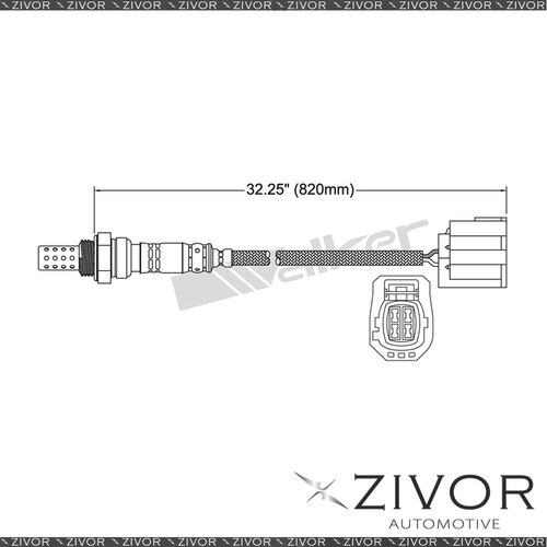 New NGK Post Catalytic Oxygen Sensor For Mazda 2 DE 1.5 ZY-VE 4 Cyl #EGO-627