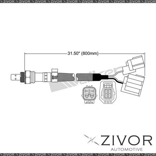 New NGK Pre-Catalytic Oxygen Sensor For Mazda 3 2.3 Turbo L3 4 Cyl #EGO-635