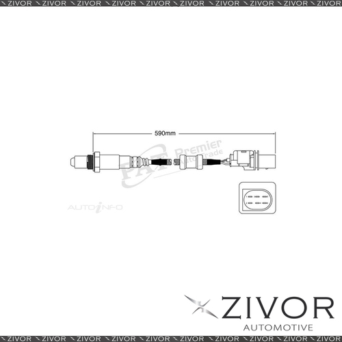 BOSCH Pre-Catalytic Oxygen Sensor For Kia Rio 1.6 Dir. Inj. G4FD 4 Cyl #EGO-643
