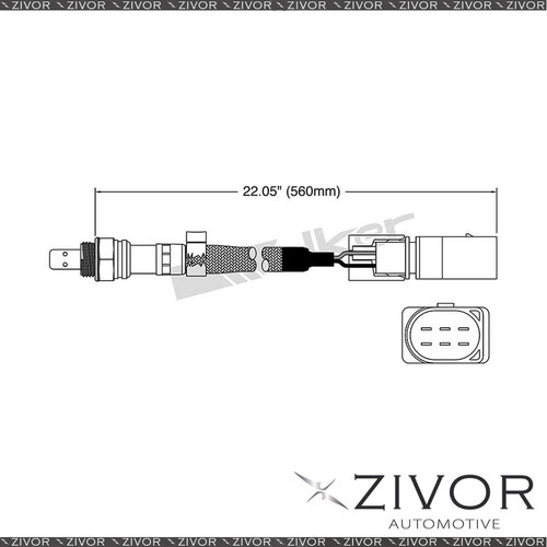 NGK Pre-Catalytic Oxygen Sensor For Hyundai i45 2.4 Dir. Inj. G4KJ 4 Cyl EGO-644