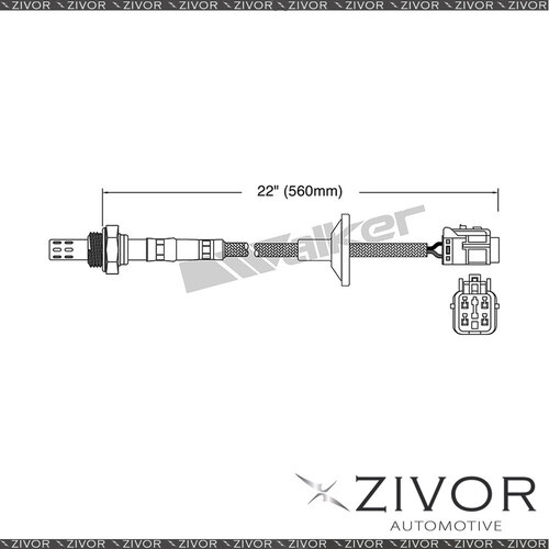 New NGK Post Catalytic Oxygen Sensor For Hyundai ix35 2.4 G4KE 4 Cyl #EGO-652