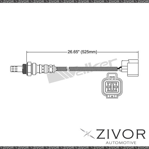 New Post Catalytic Oxygen Sensor For Kia Optima TF 2.4 Dir. Inj. G4KJ 4 Cyl