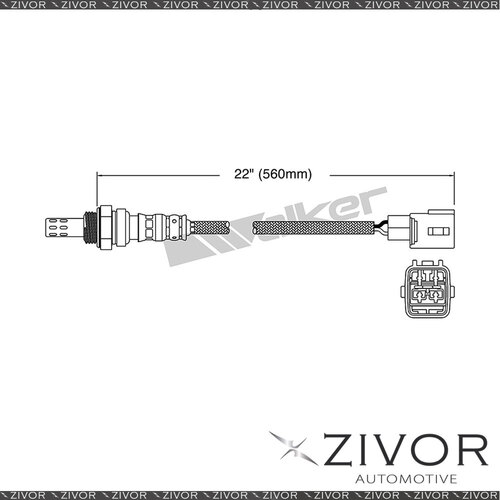 NGK Post Catalytic Oxygen Sensor For Hyundai H-1 i-Max 2.4 G4KG 4 Cyl #EGO-674