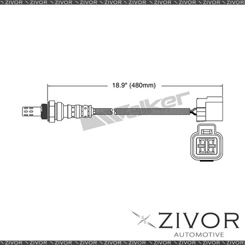 Pre-Catalytic Oxygen Sensor For Hyundai Sonata 2.4 G4KE - CVVT 4 Cyl