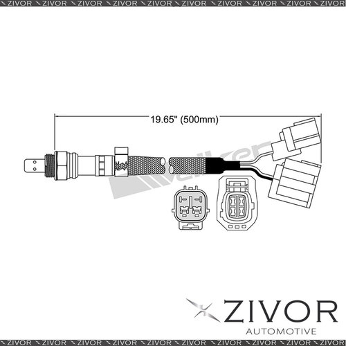 New NGK Pre-Catalytic Oxygen Sensor For Mazda CX-7 2.5 L5 4 Cyl #EGO-690