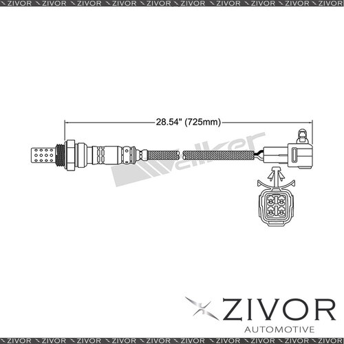 New NGK Post Catalytic Oxygen Sensor For Suzuki Jimny Type V on 1.3 M13A 4 Cyl