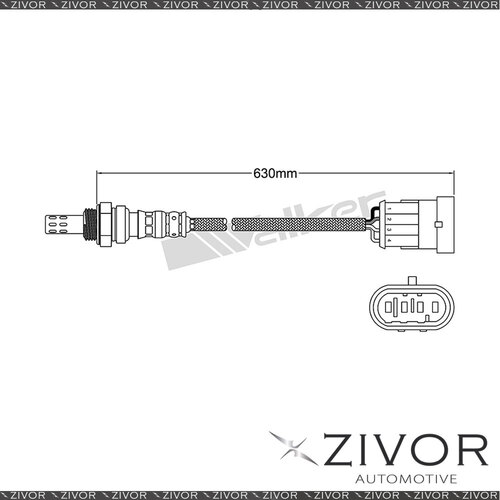 Post Catalytic Oxygen Sensor For Fiat Stilo 1.8 192A4.000 4 Cyl
