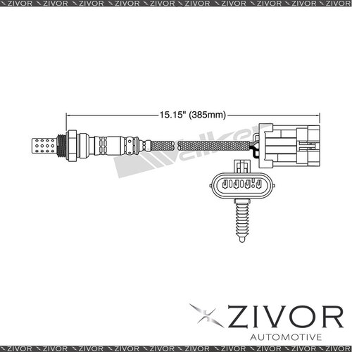 New DELPHI Post Catalytic Oxygen Sensor For Great Wall X240 2.4 4G69S4N 4 Cyl