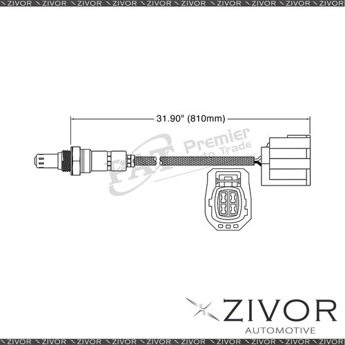 New NGK Pre-Catalytic Oxygen Sensor For Mazda Verisa 1.5 ZY-VE 4 Cyl #EGO-721