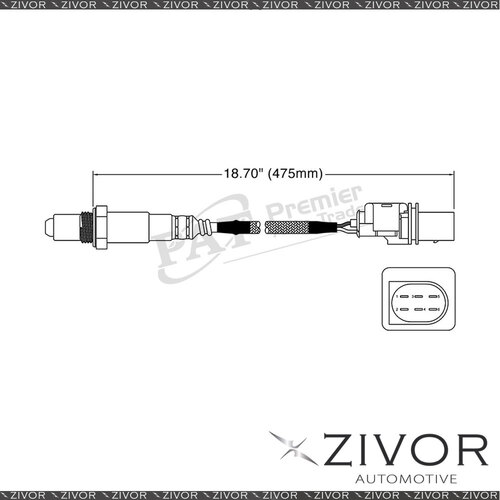 NGK Pre-Catalytic Oxygen Sensor For Audi A1 Diesel 1.6 Turbo CAYB 4 Cyl #EGO-722