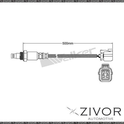 DENSO Pre-Catalytic Oxygen Sensor For Subaru Liberty / Outback 2.5 EJ253 4 Cyl