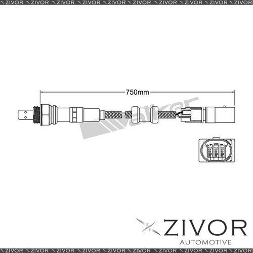 NGK Pre-Catalytic Oxygen Sensor For Volkswagen Golf 1.2 Turbo CBZB 4 Cyl EGO-727