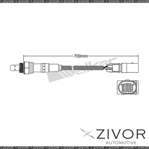 WALKER Pre-Catalytic Oxygen Sensor For Audi A3 2.0 Turbo BMN 4 Cyl #EGO-729
