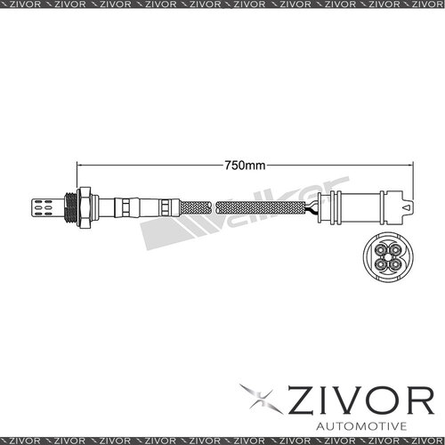 New NGK Post Catalytic Oxygen Sensor For BMW 316Ti Compact 1.8 N46 B18A 4 Cyl