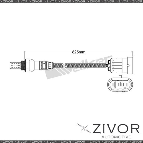 Post Catalytic Oxygen Sensor Right For Alfa Romeo 159 AR939 2.2 AR939.A5 4 Cyl