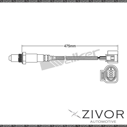 Pre-Catalytic Oxygen Sensor For BMW 550i F07 GT 4.4 Twin Turbo N63 B44A 8 Cyl