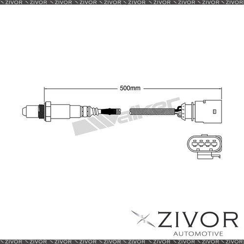New BOSCH Post Catalytic Oxygen Sensor For Volkswagen Golf 1.4 Turbo CAXA 4 Cyl