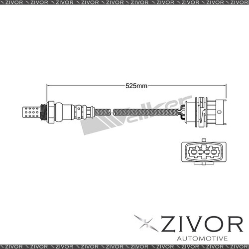 WALKER Pre-Catalytic Oxygen Sensor For Opel Corsa SL 1.4 A14XER 4 Cyl #EGO-750