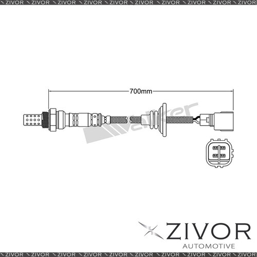 New WALKER Post Catalytic Oxygen Sensor For Lexus IS200 GXE10 2.0 1G-FE 6 Cyl